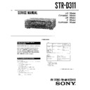 str-d311 service manual