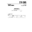 Sony STR-D365 (serv.man3) Service Manual