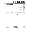 Sony STR-D515, STR-D615 (serv.man4) Service Manual