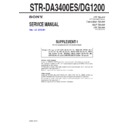 Sony STR-DA3400ES, STR-DG1200 (serv.man2) Service Manual