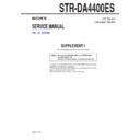 Sony STR-DA4400ES (serv.man2) Service Manual