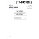 Sony STR-DA5300ES (serv.man3) Service Manual