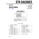 Sony STR-DA5300ES (serv.man4) Service Manual