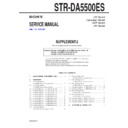 Sony STR-DA5500ES (serv.man3) Service Manual