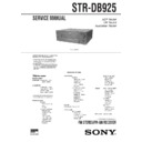 str-db925 service manual