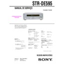 Sony STR-DE595 Service Manual