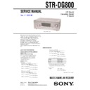 str-dg800 service manual