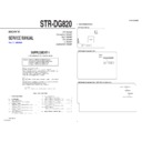 Sony STR-DG820 (serv.man2) Service Manual