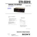 Sony STR-DG910 (serv.man2) Service Manual