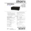 str-dh710 service manual