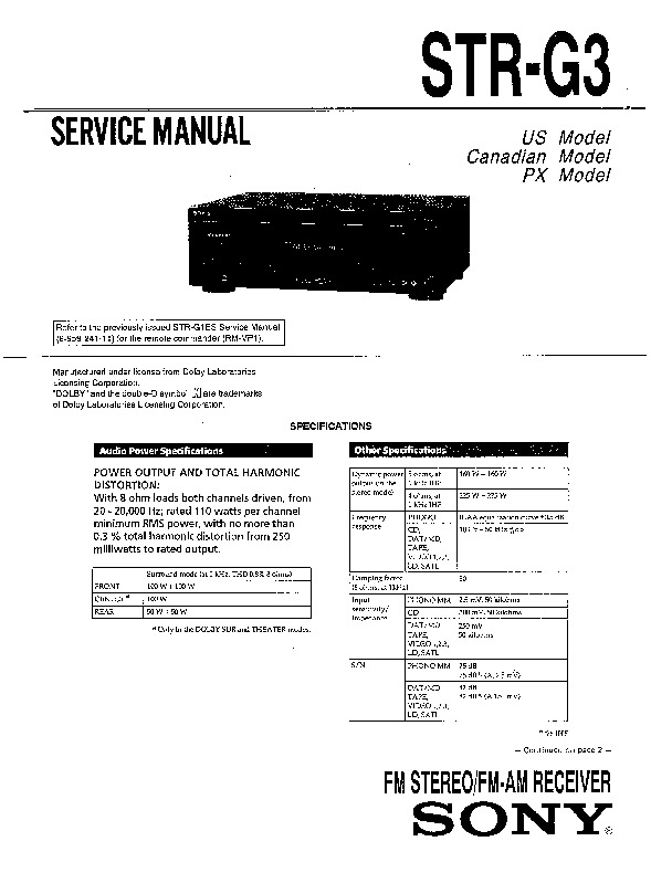 Sony Audio service manuals - Page 349