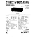 str-gx215, str-gx315, str-gx415 service manual