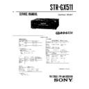 str-gx511 service manual