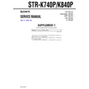 str-k740p, str-k840p service manual