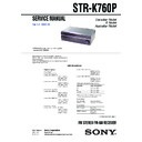 str-k760p service manual