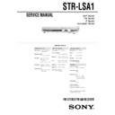 str-lsa1 service manual