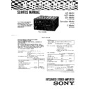 Sony TA-717, TA-717M, TA-818, TA-818M Service Manual
