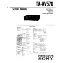 ta-av570 service manual