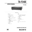 Sony TA-F248E Service Manual