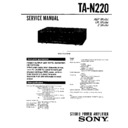ta-n220 service manual