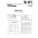 Sony TA-VF1 (serv.man2) Service Manual