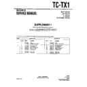 tc-tx1 service manual