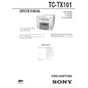 tc-tx101 service manual