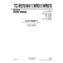 Sony TC-W370, TC-W411, TC-WR511, TC-WR570 Service Manual