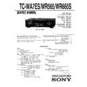 Sony TC-WA7ES, TC-WR565, TC-WR565RM, TC-WR665S Service Manual