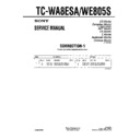 tc-wa8esa, tc-we805s (serv.man2) service manual