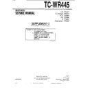 Sony TC-WR445 (serv.man2) Service Manual