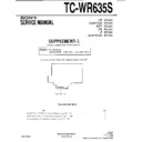 Sony TC-WR635S (serv.man2) Service Manual