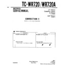 tc-wr720, tc-wr720a service manual