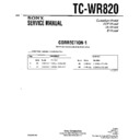Sony TC-WR820 (serv.man2) Service Manual