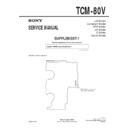 Sony TCM-80V (serv.man2) Service Manual