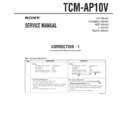 Sony TCM-AP10V (serv.man2) Service Manual