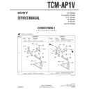 Sony TCM-AP1V (serv.man3) Service Manual