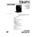 Sony TCM-AP1V Service Manual
