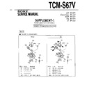 Sony TCM-S67V (serv.man2) Service Manual