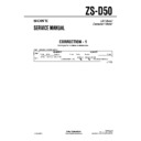 Sony ZS-D50 (serv.man3) Service Manual