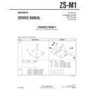 Sony ZS-M1 (serv.man2) Service Manual