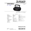 Sony ZS-PS30CP Service Manual