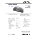 Sony ZS-YN7 Service Manual