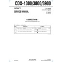 Sony CDX-1300, CDX-3800, CDX-3900 (serv.man3) Service Manual
