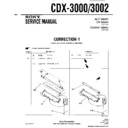 Sony CDX-3000, CDX-3002 (serv.man3) Service Manual