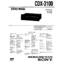cdx-3100 service manual
