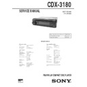 cdx-3180 service manual