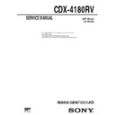 Sony CDX-4180RV Service Manual
