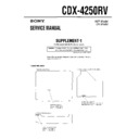 Sony CDX-4250RV (serv.man2) Service Manual
