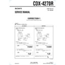 Sony CDX-4270R (serv.man2) Service Manual
